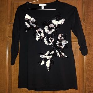 Style & Co. Sequinned Shirt